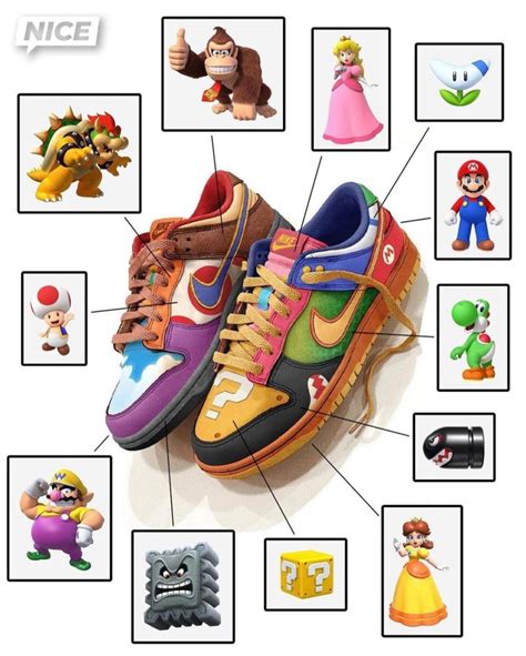 super mario bros nike dunks|super mario nike dunk.